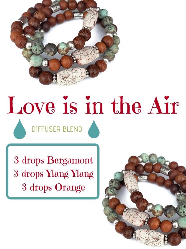 aromatherapy earthy gemstone stack bracelets